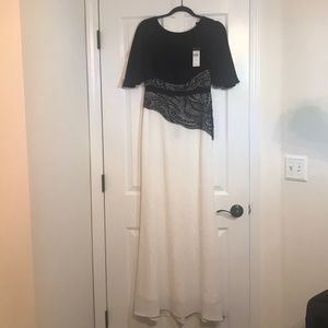 Elayna Embroidered Lace Appliqué Gown